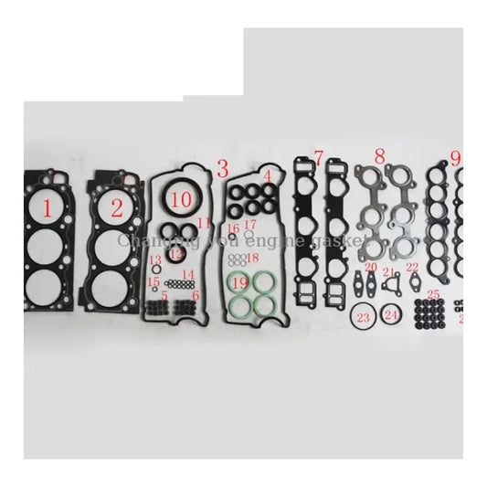 TOYOTA TUNDORA 4 RUNNER TUNDRA PICK-UP V6 24V 5VZFE Engine d Kits Engine Engine Gasket 50177700 Kren Bits