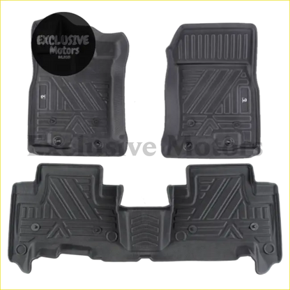 TPE Waterproof Floor Mats for Toyota FJ Cruiser (2007-2022) - Left 3pcs - Interior Accessories
