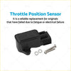 Black plastic throttle position sensor with metallic screws and washers for ford falcon fairlane ltd ba bf fg