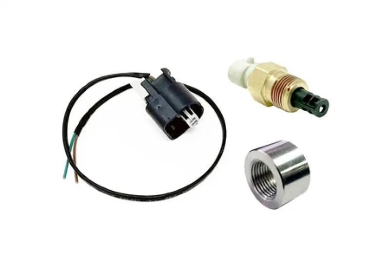 Torque Solution Torque Solution Fast Response SD IAT Sensor Kit GM Style IAT Sensor w/ Pigtail & Aluminum Weld Bung