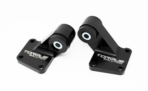 Torque Solution Torque Solution 03-06 Mitsubishi EVO VII-IX Billet Rear Differential Mounts - Black