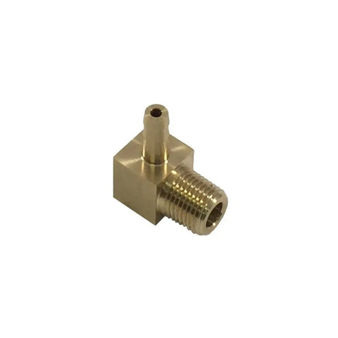 Torque Solution Torque Solution Brass 1/8 in NPT Fitting: Universal 90 Degree Barb