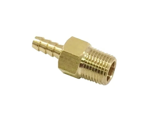 Torque Solution Torque Solution Brass 1/8 in NPT Fitting: Universal Straight Barb