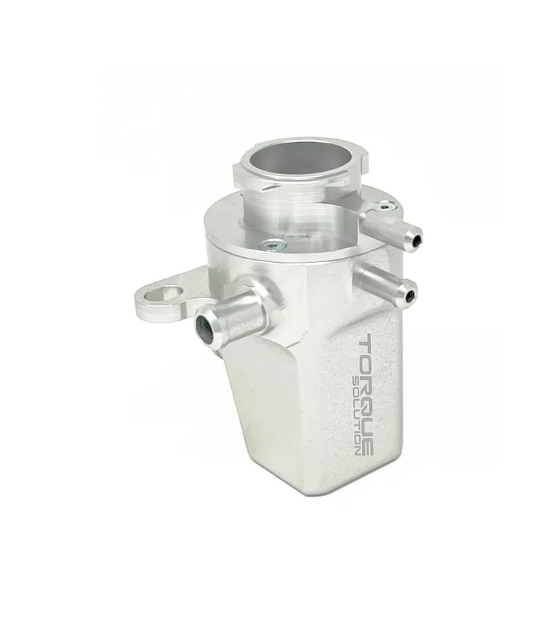 Torque Solution Torque Solution Coolant Expansion Tank: Subaru WRX 02-07 / STI 04-22 / Forester XT 04-08 - Silver