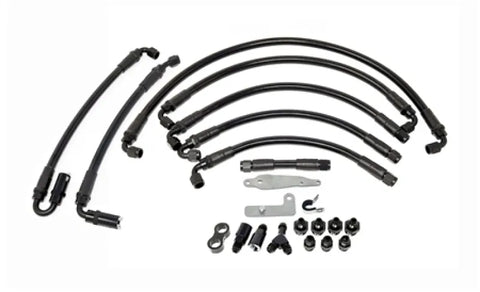 Torque Solution Torque Solution PTFE Fuel Line Kit w/ Flex Fuel - Subaru WRX STI 08-21 / WRX 08-14