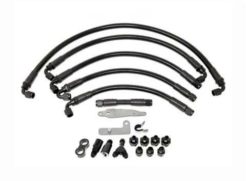 Torque Solution Torque Solution PTFE Fuel Line Kit for for -6 Aeromotive FPR - Subaru WRX STI 08-21 / WRX 08-14