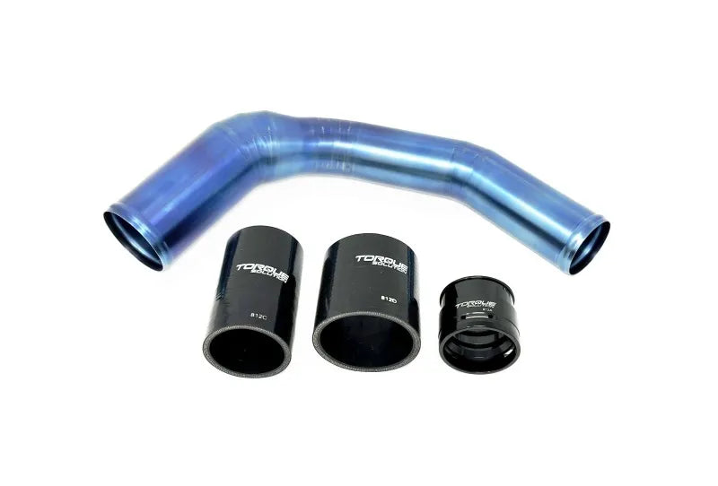 Torque Solution Torque Solution 2022+ Subaru WRX / 19-23 Subaru Ascent Titanium Top Mount Charge Pipe - Burnt Blue