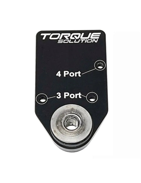 Torque Solution Torque Solution Billet MAC Valve Mount Bracket - For 3/4 Port MAC Solenoid Valves