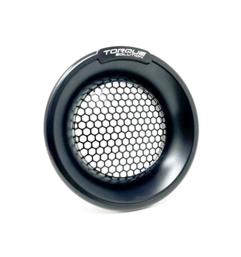 Torque Solution Torque Solution Billet Turbo Velocity Stack Shield For 4in Inlet - Black