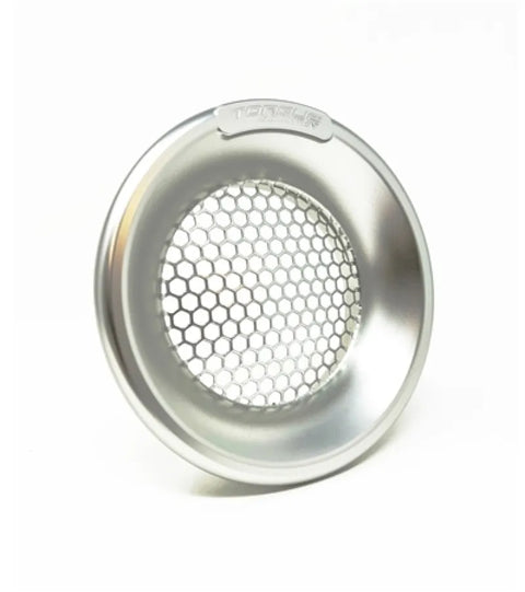Torque Solution Torque Solution Billet Turbo Velocity Stack Shield For 4in Inlet - Silver