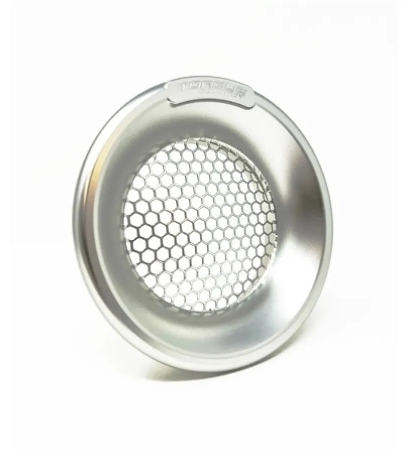 Torque Solution Torque Solution Billet Turbo Velocity Stack Shield For 4in Inlet - Silver