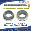 Transfer case output shaft seals for jeep grand cherokee 2011–2019 in gray and beige with metallic ring shown front and back views