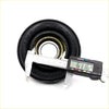 Black rubber transmission bearing with metallic inner parts and engraved text measured by digital caliper for nissan datsun 620 ute