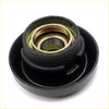 Black rubber transmission bearing housing with brass-colored bearing inside for Nissan Datsun 620 ute 1972-1979