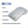 Silver metallic transmission filter oil pan for toyota tacoma 2001-2004 with smooth reflective surface and rounded edges