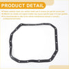 Black rubber oil pan gasket with circular mounting holes for transmission filter and oil pan gasket toyota rav4 iii 2005-2013