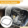 Black rubber transmission filter and oil pan gasket with reinforced edge and mounting holes for toyota rav4 iii 2005-2013