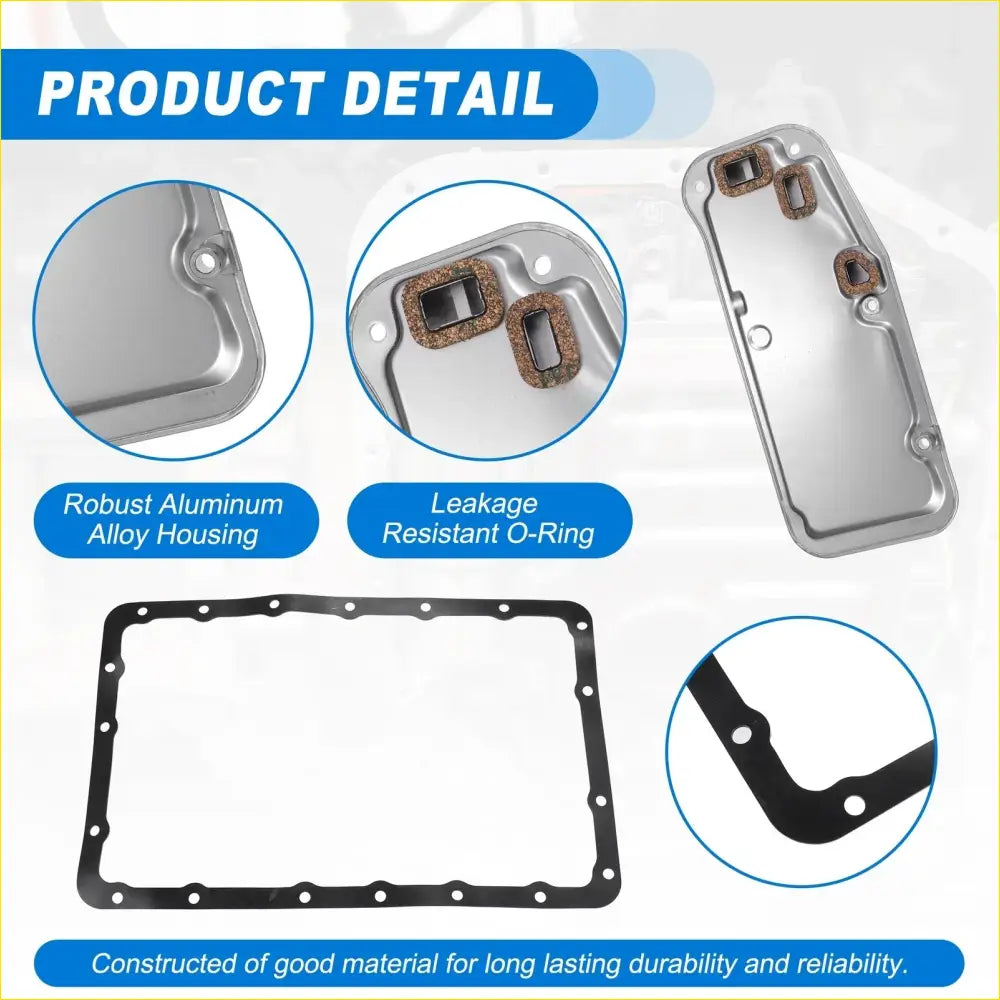 Transmission Filter Oil Pan Gasket Kit for Toyota (Fits A343E) - Drivetrain