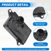 Black aluminum alloy transmission fluid filter oil pan with leakage resistant o-ring for toyota noah 2.0L