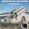 Silver metallic transmission lock up dual linear shift solenoid with cylindrical body and oe part 35280-30050 for toyota 4runner