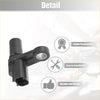 Black plastic transmission speed sensor with cylindrical housing and bracket for toyota 4runner 1996-2006