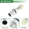 Silver metallic valve stem with cream plastic gear cap for transmission speed sensor toyota 4runner 1989-1991 back view