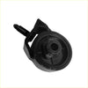 Black rubber transmission support engine mount with threaded bolt and metal bracket for mitsubishi mn ml models