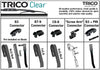 Trico Clear Wiper Blade 560mm (22 inch) TCL560