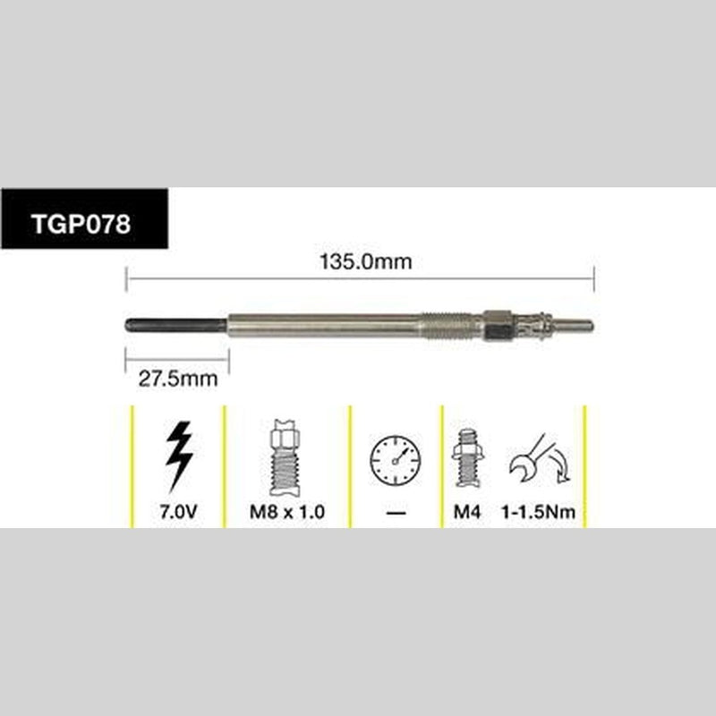 Tridon Glow Plug TGP078