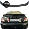 Black carbon fiber rear trunk spoiler for toyota mark x sedan shown from the back side