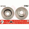 TRW Brake Rotor Pair 240mm Front DF1436S