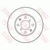 TRW Brake Rotor Pair 240mm Front DF1436S
