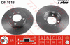 TRW Brake Rotor Pair 239mm Front DF1518S