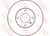 TRW Brake Rotor Pair 239mm Front DF1518S