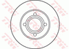 TRW Brake Rotor Pair 256mm Front DF1530S