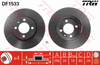 TRW Brake Rotor Single 256mm Front DF1533S