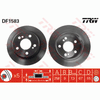 TRW Brake Rotor Pair 258mm Rear DF1583S