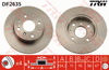 TRW Brake Rotor Single 234mm Front DF2635S