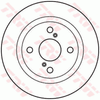 TRW Brake Rotor 242mm Rear DF2643S
