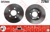 TRW Brake Rotor Pair 245mm Rear DF2666S