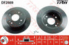 TRW Brake Rotor 260mm Rear DF2669S