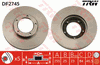 TRW Brake Rotor Pair 255mm Front DF2745S
