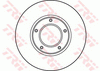 TRW Brake Rotor Pair 255mm Front DF2745S