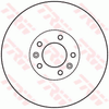 TRW Brake Rotor 309mm Front DF4237S