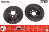 TRW Brake Rotor Pair 286mm Rear DF4279S