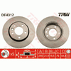 TRW Brake Rotor Pair 294mm Rear DF4312S