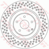 TRW Brake Rotor 345mm Front DF4341S