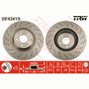 TRW Brake Rotor 345mm Front DF4341S