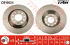 TRW Brake Rotor Pair Rear DF4434S