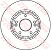 TRW Brake Rotor Front DF6108S